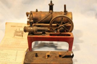 Vintage Weeden No.  14 Toy Steam Engine With Heater Burner