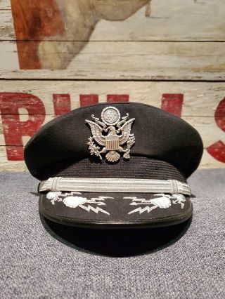 Us Ww2 Airforce Major General Officer Uniform Cap Hat Usaf Id 