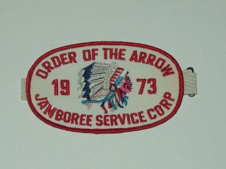 1973 National Jamboree Oa Service Corp Armband -