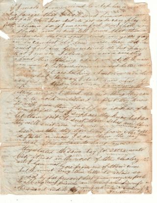 Letter Dated May 26 1851 From Sacramento City CA Goldrush 2