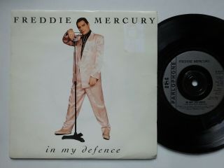 Freddie Mercury In My Defence - Ex/vg,  Cond 1992 Parlophone 7 " Single Queen