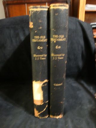 The Old Testament.  2 Vols.  (complete) Tissot,  J.  James,  De Brunoff 1904 (large)