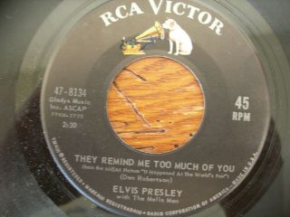 Elvis Presley One Broken Heart PS 45 record 3