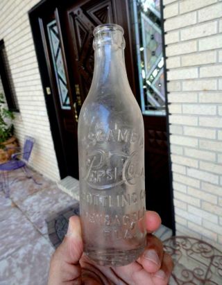 Escambia Pepsi Cola Straight Side Soda Bottle Pensacola,  Florida Fla 1905