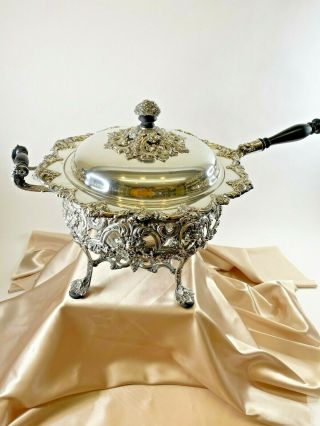 Silverplate Chafing/serving Dish By International Silver Co.