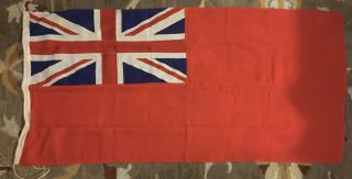 Sewn Old Vintage Uk Britain United Kingdom England Flag Red Ensign