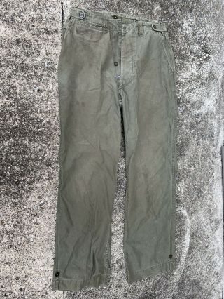 Wwii U.  S.  Army M43 Field Trousers / Pants