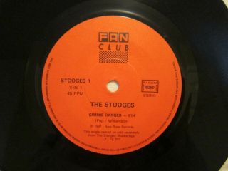The Stooges Iggy Pop Gimme Danger I Need Somebody Fan Club French Press Vg,