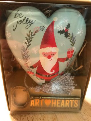 Demdaco Art Heart By Ohn Mar Win: Be Jolly Santa,