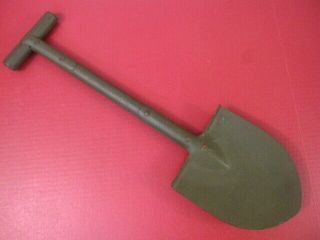 Wwii Era Early Us Army M1910 Intrenching Tool T - Handle Shovel - Cond 1