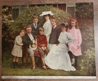 White House Picture President Theodore Teddy Roosevelt Family Portrait Rare Htf