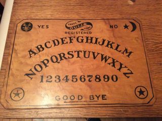 Early 1900s Antique Vintage William Fuld Ouija Board - Board Only - Great Shape