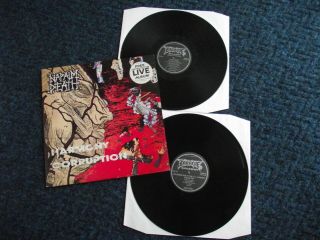Napalm Death - Harmony Corruption - 1990 Vinyl Album,  Bonus Live Lp