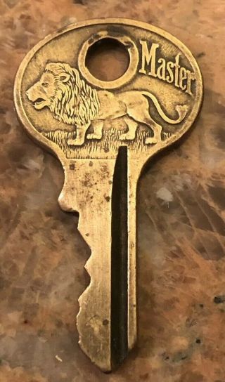 Vintage Lion Master Key Brass