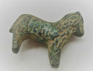 CIRCA 100BC - 100AD ANCIENT CELTIC BRONZE HORSE FIGURINE BRITISH FINDS 2