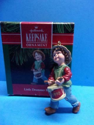 Hallmark 1990 Little Drummer Boy Christmas Ornament