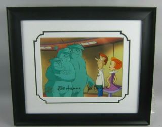 Signed Hanna - Barbera Hand Painted Production Cel Jetsons The Movie Meet Furbelow