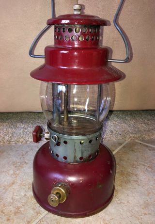 AGM model 3016 Single Mantel Lantern,  Vintage Coleman Pyrex Globe 2