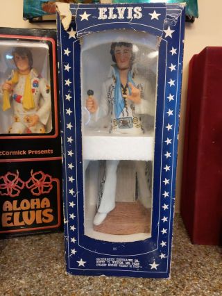 In The Box Elvis Presley 1977 Mccormick Whiskey Decanter Music Box 1st In Series