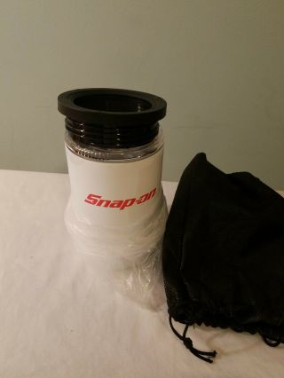Snap On Tools 3 In 1 White Tumbler Coozie/koozie Travel Mug/cup 12oz