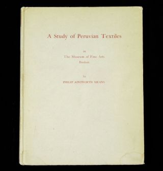 Book 1932 Study Of Peruvian Textiles Pre - Columbian Art History Chimu Nazca Inca