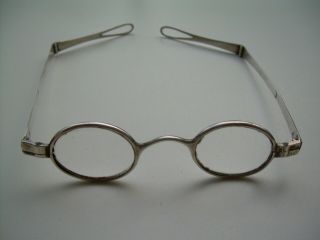 Antique Georgian Silver Spectacles/glasses Hallmarked (will Come In Later Case)