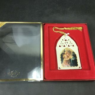 Lenox Madonna And Child Mary And Jesus Cathedral Portrait Ornament Series
