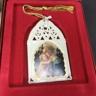 Lenox Madonna and Child Mary and Jesus Cathedral Portrait Ornament Series 2