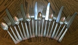 John And Priscilla Westmorland Sterling Silver Flatware With Chest 1940
