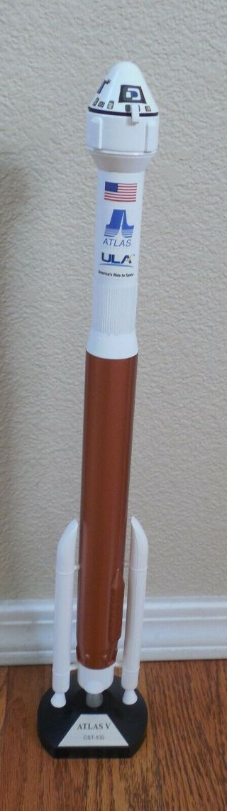 1/150 Scale Atlas V Rocket With Cst - 100 Starliner Commercial Crew Vehicle