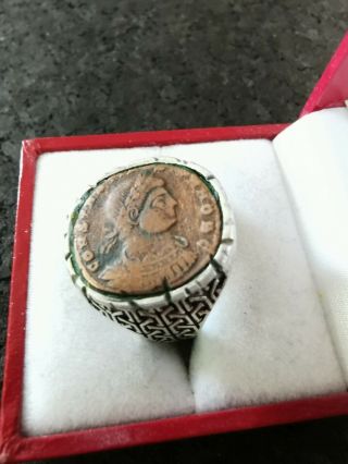 Roman Ring / One Of A Kind Of Constantine 2,  000 Years Old