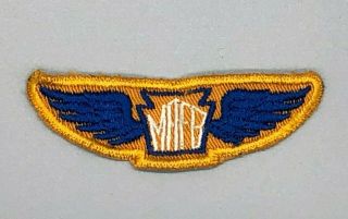 Ww2 Usaaf Moody Air Force Base Flight Instructor Pilot Wings Patch Twill 909g