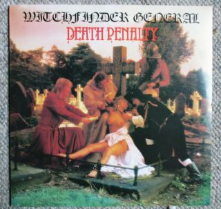 Witchfinder General Death Penalty Lp Clear Vinyl Hmr Lp 8 Nwobhm Doom Very