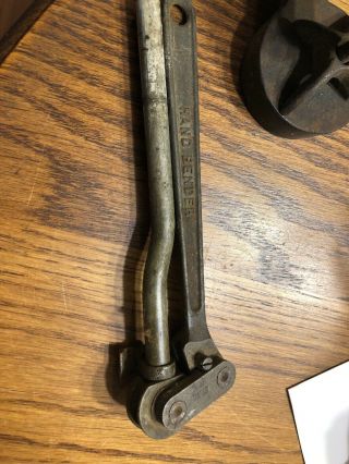 Antique Imperial Brass Mfg.  Co.  Hand Tube Bender From Chicago