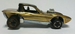 1968 Hot Wheels Redline Python U.  S.  A.  Spectraflame Light Gold.