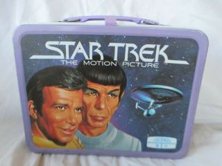 Vintage 1978 Star Trek The Motion Picture Metal Lunchbox Television Series Tv