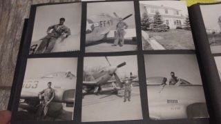Vintage Wwii Ww2 Photographs Photo Album 1945 Tanks Army Airplane Plane Us Air