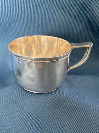 Arthur Stone Arts & Crafts Hand Hammered Sterling Silver Coffee Cup 142.  1g