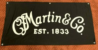 Cf Martin & Co.  Dealer Advertisement Collectable Fabric Banner
