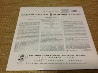 LP reissue Tchaikovsky violin concerto Kogan Silvestri SAX 2323 2