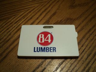 Vintage 84 Lumber Plastic Case 6 Foot Measuring Tape & Level Tool - 3 - 9/16 "