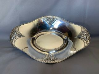 Lovely Spanish Sterling Silver 916 Centerpiece,  Bowl