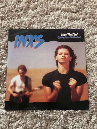 Inxs Kiss The Dirt (falling Down The Mountain) 12 " Vinyl Nr 1986