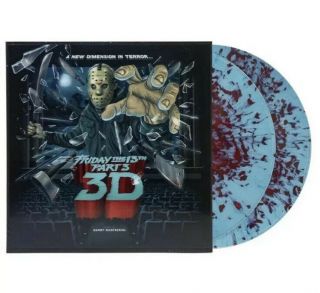 Friday The 13th Part 3 3d 2xlp 180g Blue W/red Splatter Vinyl Waxwork
