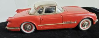 Great,  Big Red Tin Toy Sports Car,  Chevrolet Fifties 50 