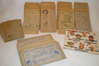 Nabisco National Biscuit Co.  Straight Arrow 239 Cards 1949 - 52 Book 1 - 4 & Cut Out