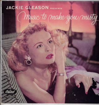Jackie Gleason Presents Music To Make You Misty Vinyl 12 " Lp - 33 Pop Album Vg,