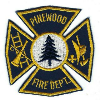 Rare Pinewood (coconino County) Az Arizona Fire Dept.  Patch - Cheeseloth