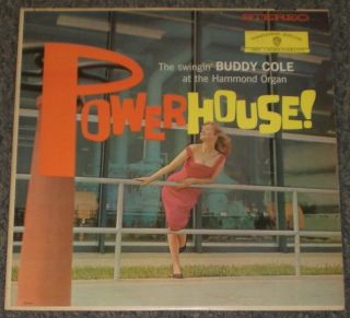 Buddy Cole Powerhouse 1959 Hammond Organ Cheesecake Warner Bros 1310
