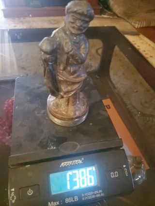 JAN BARBOGLIO CAST IRON NATIVITY WISE MAN LARGE HEAVY PAPERWEIGHT 6.  6 inches 2